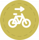 Markierte Fahrradrouten icon